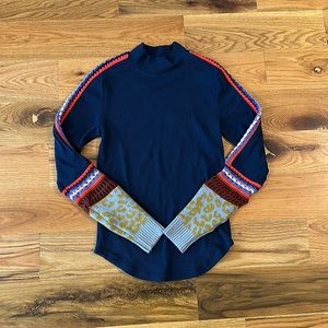 Gorgeous FP mock neck cuff sweater